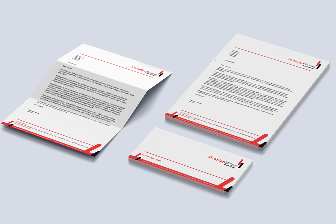 Victorian Sliders Stationery